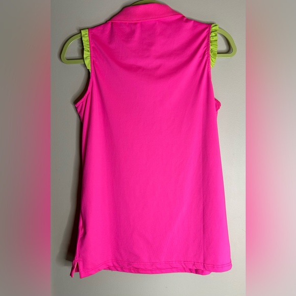 ⛳️ Birdies and Bows Resort and Ruffle Sleeveless Golf/Pickleball Tank - Medium - - Picture 2 of 7